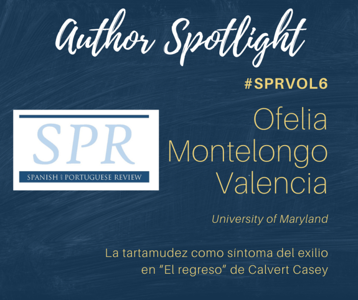Spanish and Portuguese Volume 6 Author Spotlight, Ofelia Montelongo Valencia