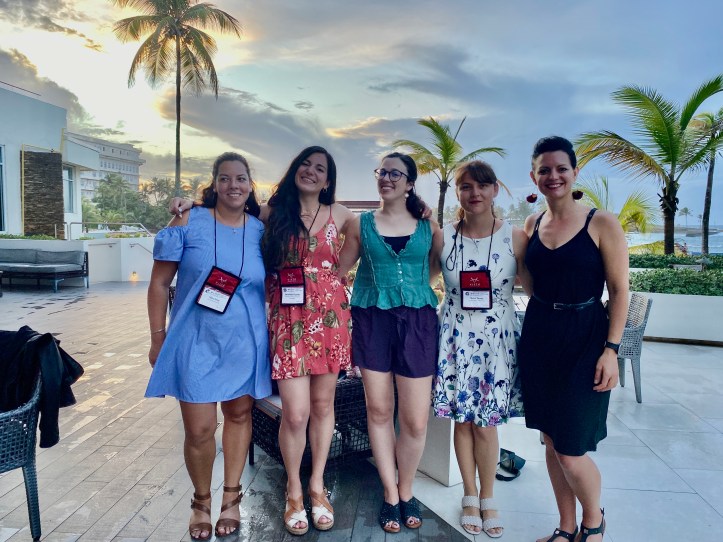 Graduate students at the 104th AATSP Annual Conference in San Juan, Puerto Rico