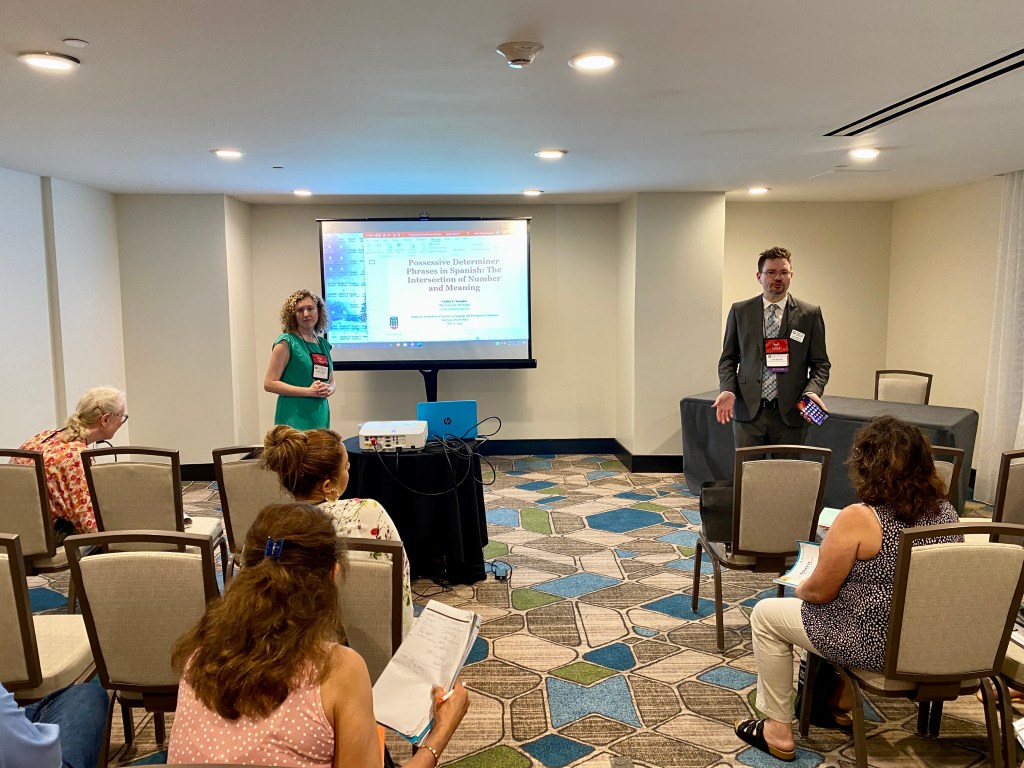 Graduate student day competition at AATSP 104th Annual Conference in San Juan, Puerto Rico